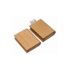 Clé usb Livre en bois