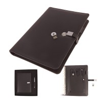 Coffret stylo + porte-documents Tech